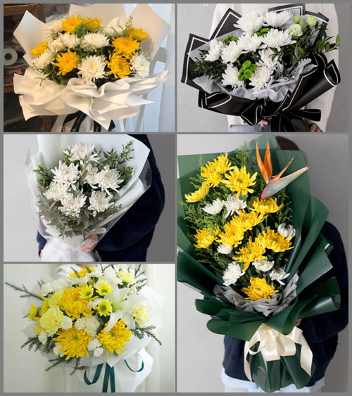 黑龙江佳木斯郊区长青乡白事花束代送